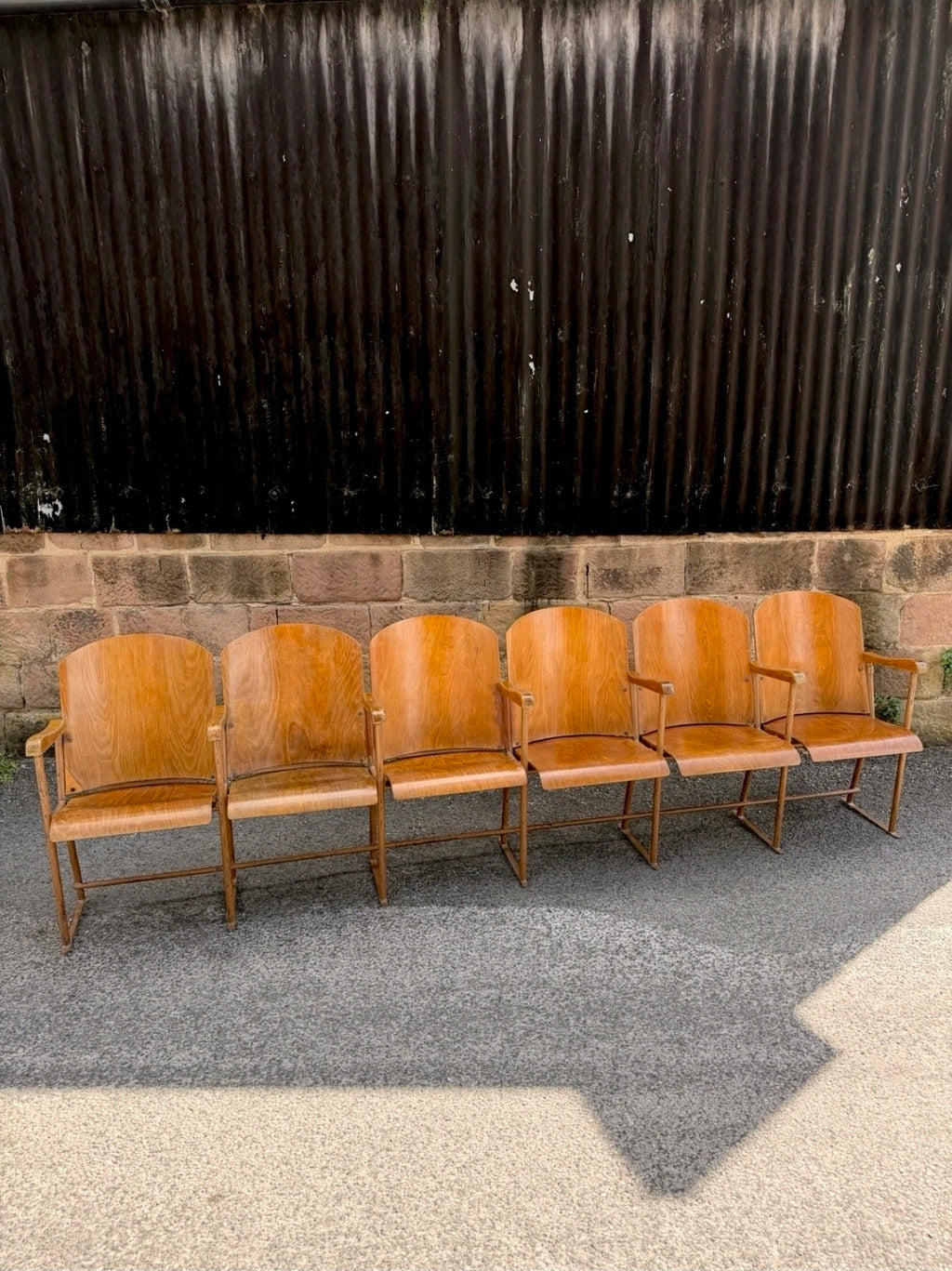 Original 1950s Italian Cinema/Theatre seats. Hallway, Retail Space, Waiting Room