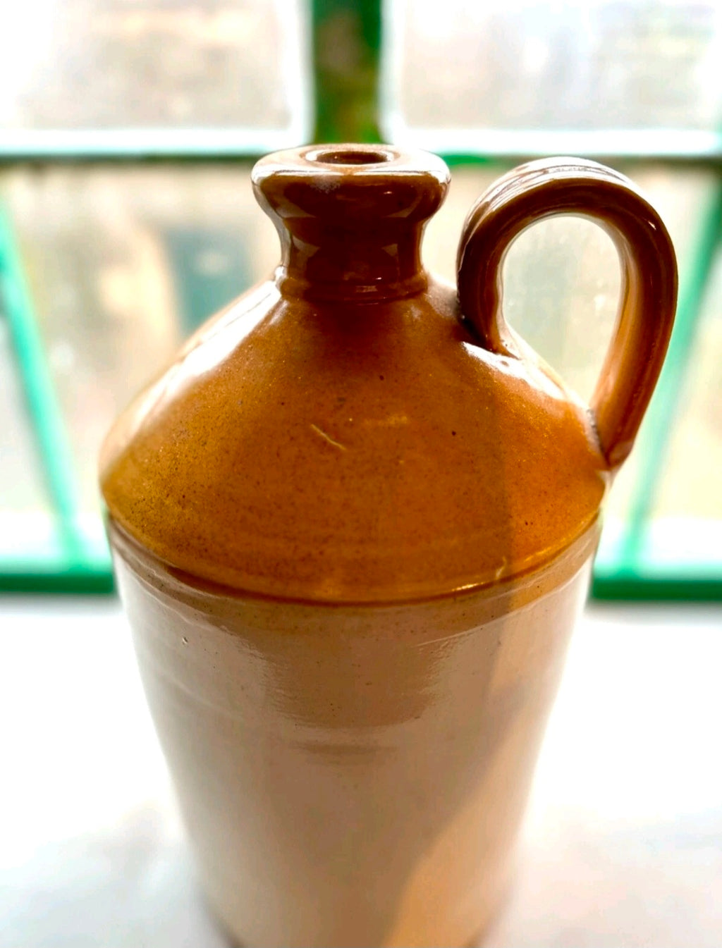 Antique Stoneware Flagons. 19th Century. Collectible, Decorative,Flower Vase